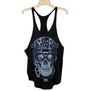 Physique bodyware for Gaspari Nutrition Skull Racerback Tank sz S Bodybuilder.